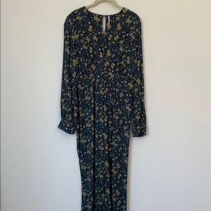 Free People Floral Jumpsuit